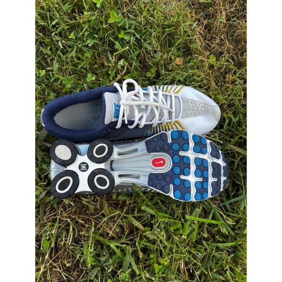 Nike Shox TLX 12 Black/Blue/Silver Running Shoes Men’s Size 13 – Worn 1–2 Times - Picture 3 of 7